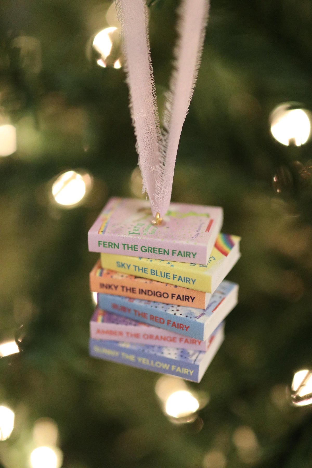 Rainbow Magic Mini Book Stack Ornament