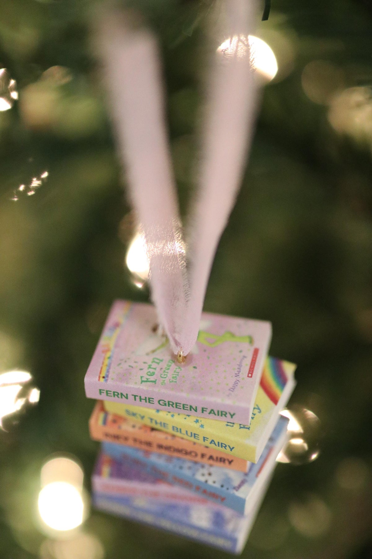 Rainbow Magic Mini Book Stack Ornament