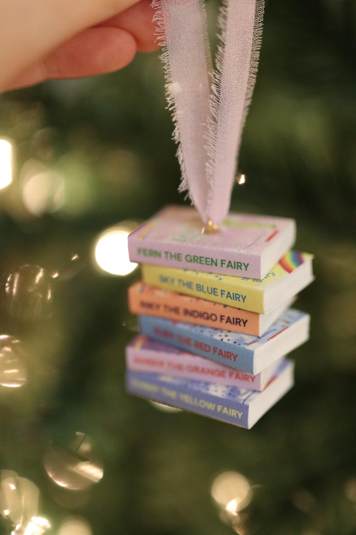 Rainbow Magic Mini Book Stack Ornament