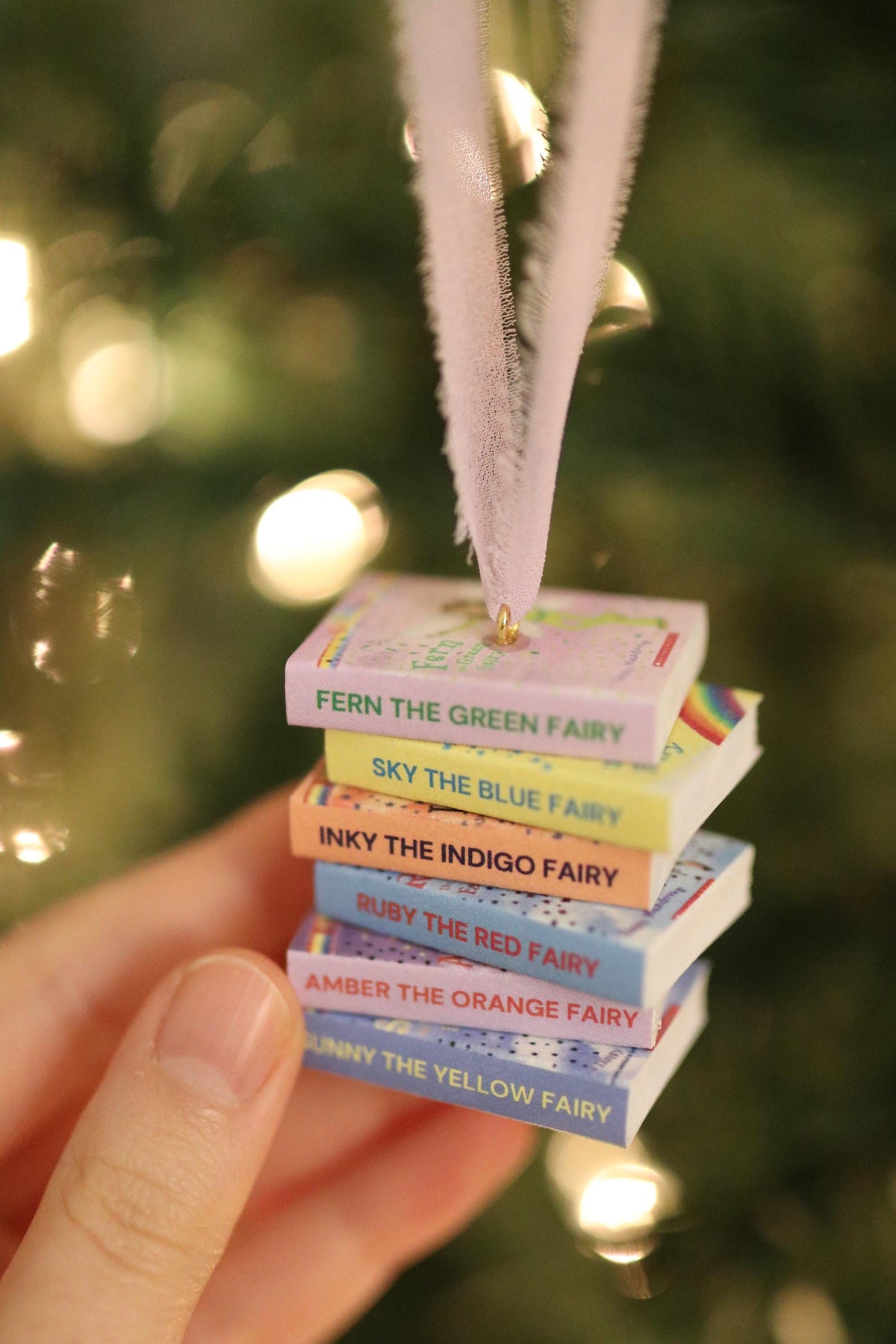 Rainbow Magic Mini Book Stack Ornament
