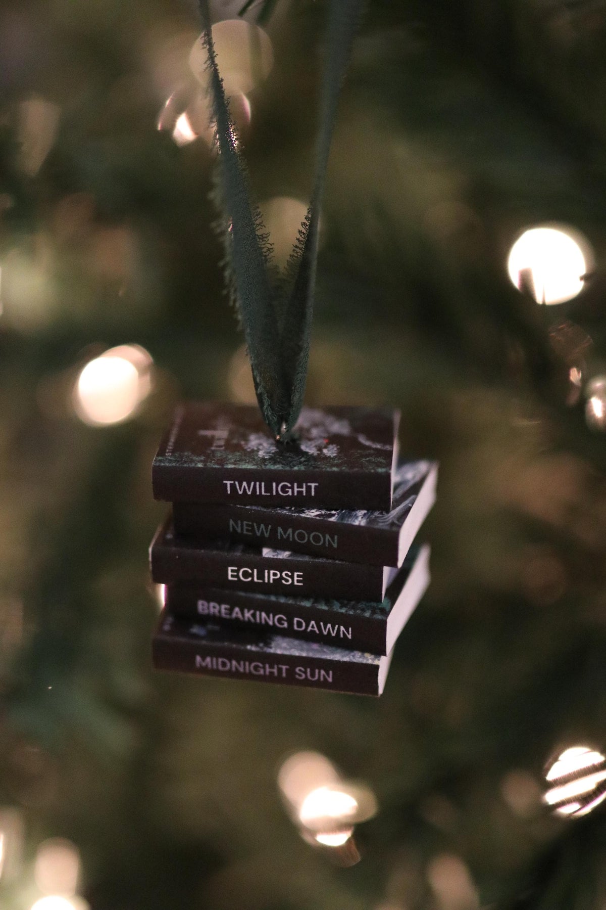 Twilight Mini Book Stack Ornament