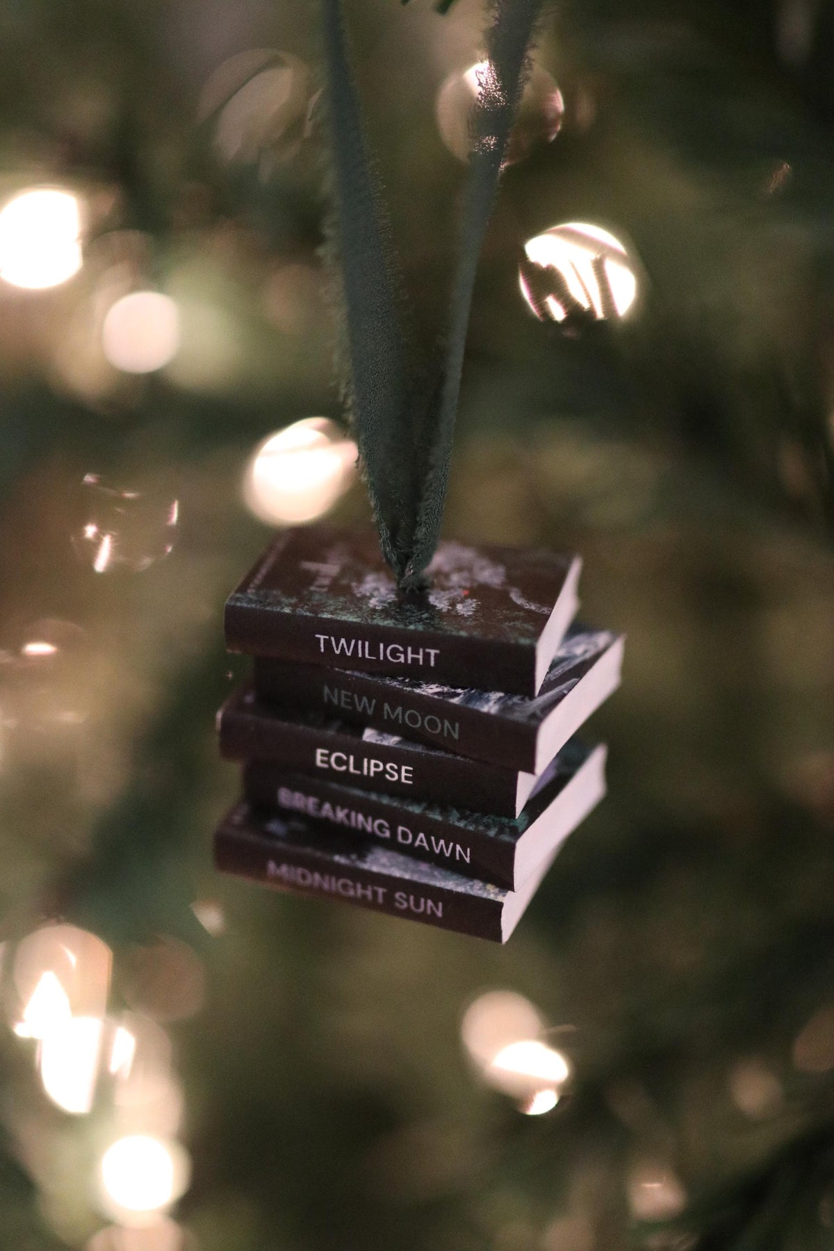 Twilight Mini Book Stack Ornament
