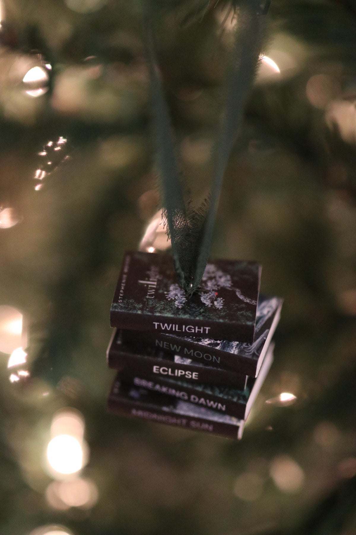 Twilight Mini Book Stack Ornament