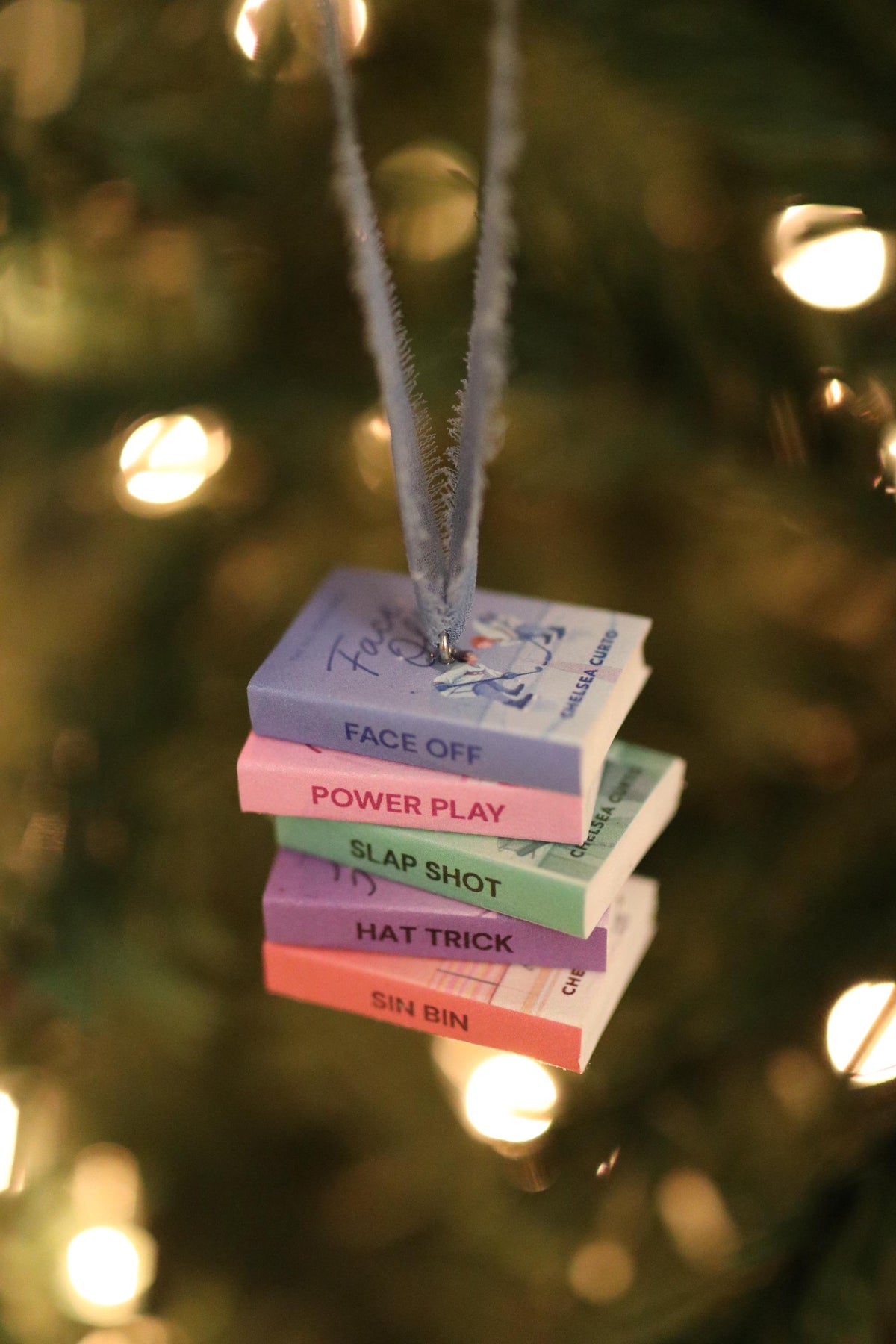 D.C. Stars Mini Book Stack Ornament