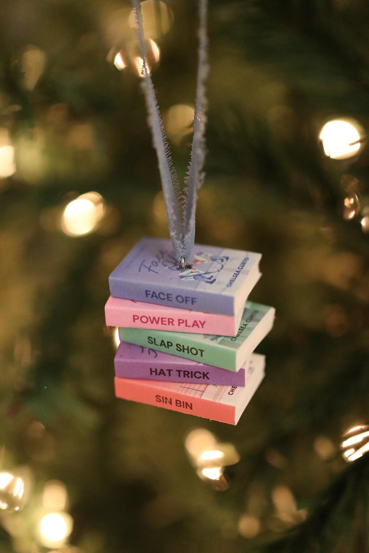 D.C. Stars Mini Book Stack Ornament