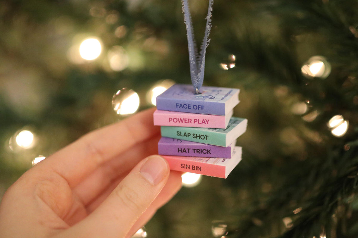 D.C. Stars Mini Book Stack Ornament