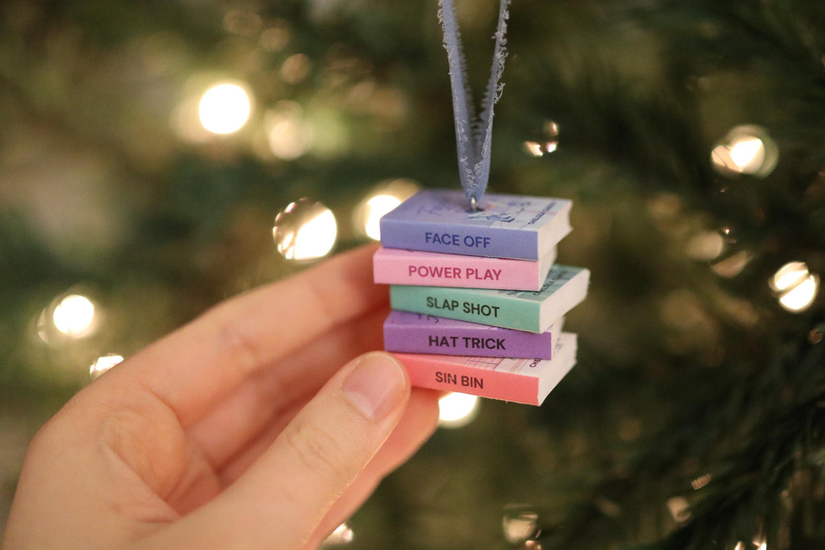 D.C. Stars Mini Book Stack Ornament