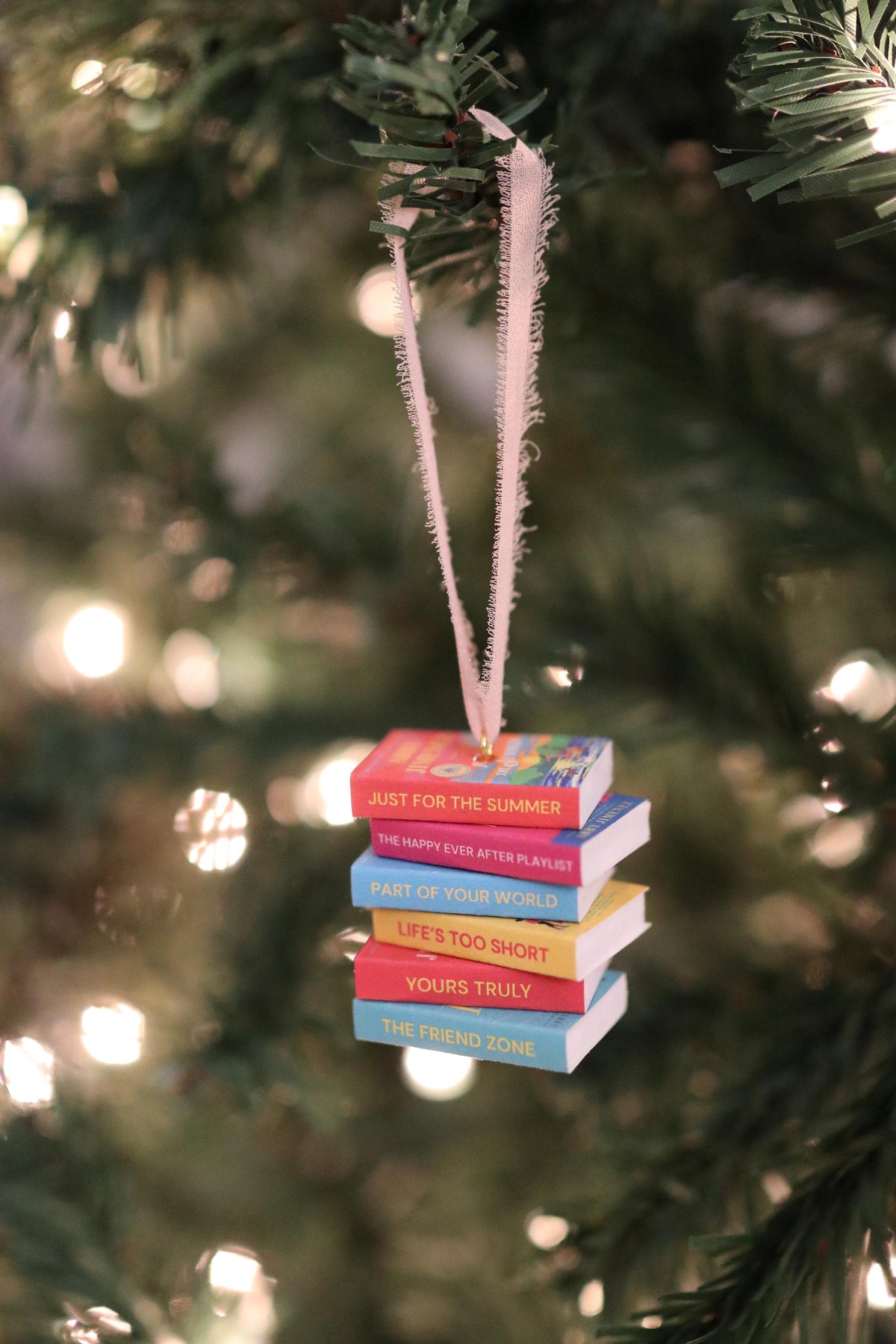 Abby Jimenez Mini Book Stack Ornament