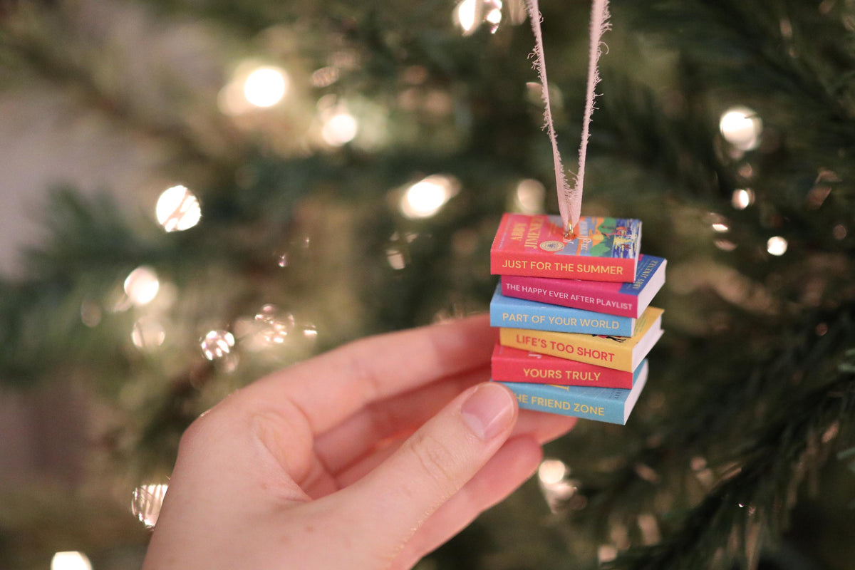 Abby Jimenez Mini Book Stack Ornament