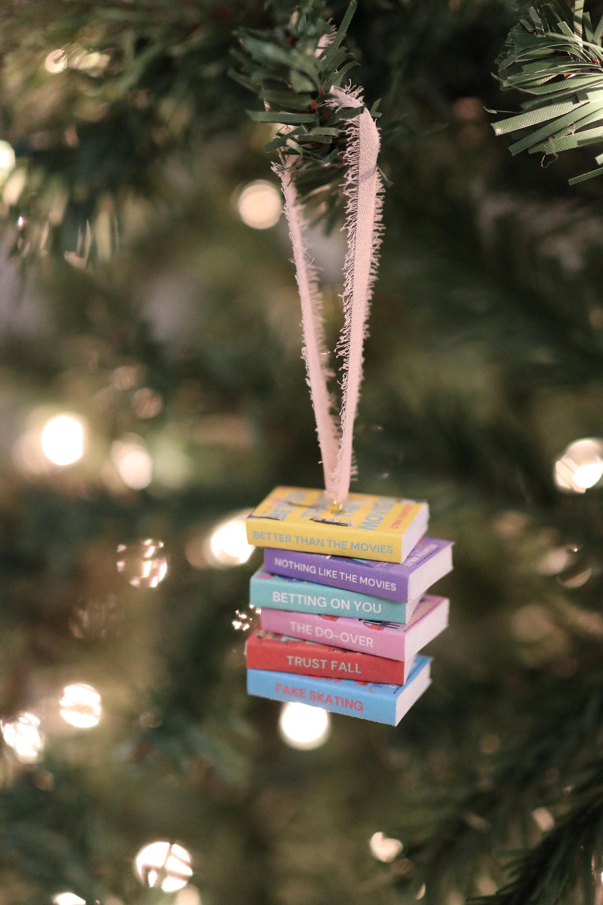Lynn Painter Mini Book Stack Ornament