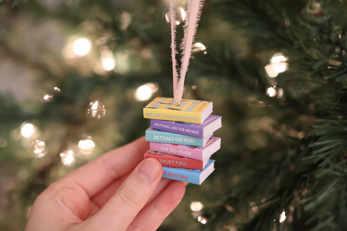 Lynn Painter Mini Book Stack Ornament