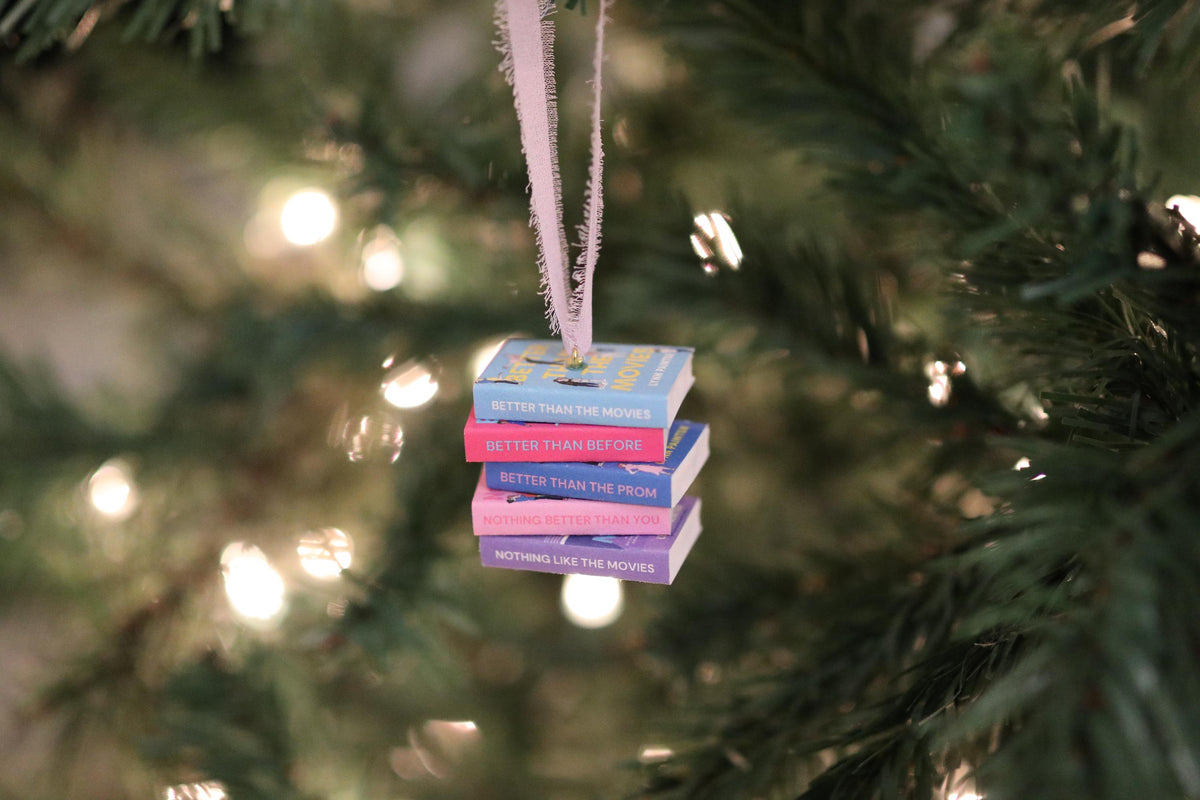 Better Than the Movies Mini Book Stack Ornament