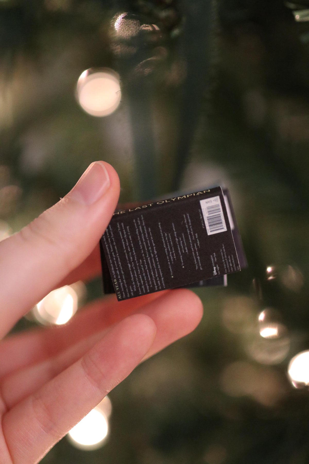 The Lightning Thief Mini Book Stack Ornament