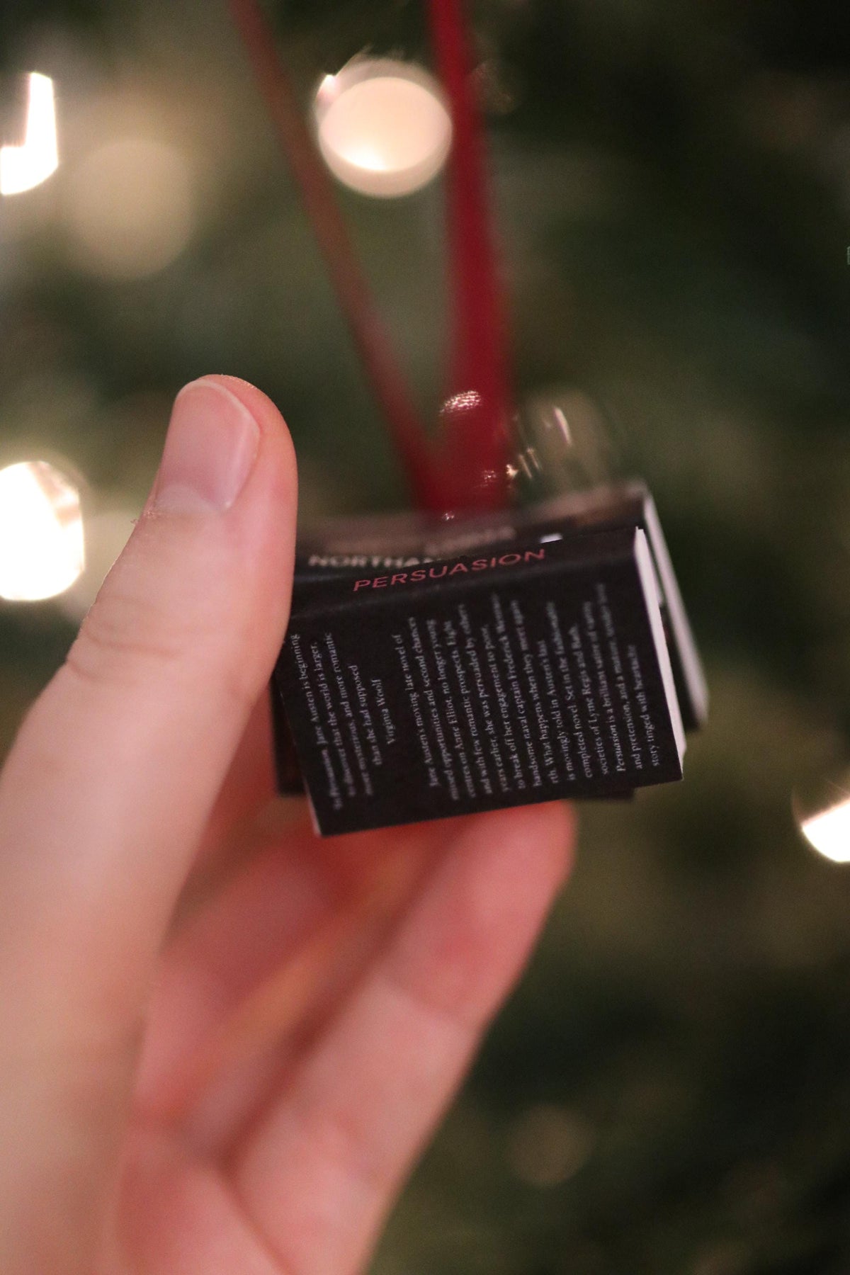 Jane Austen Mini Book Stack Ornament