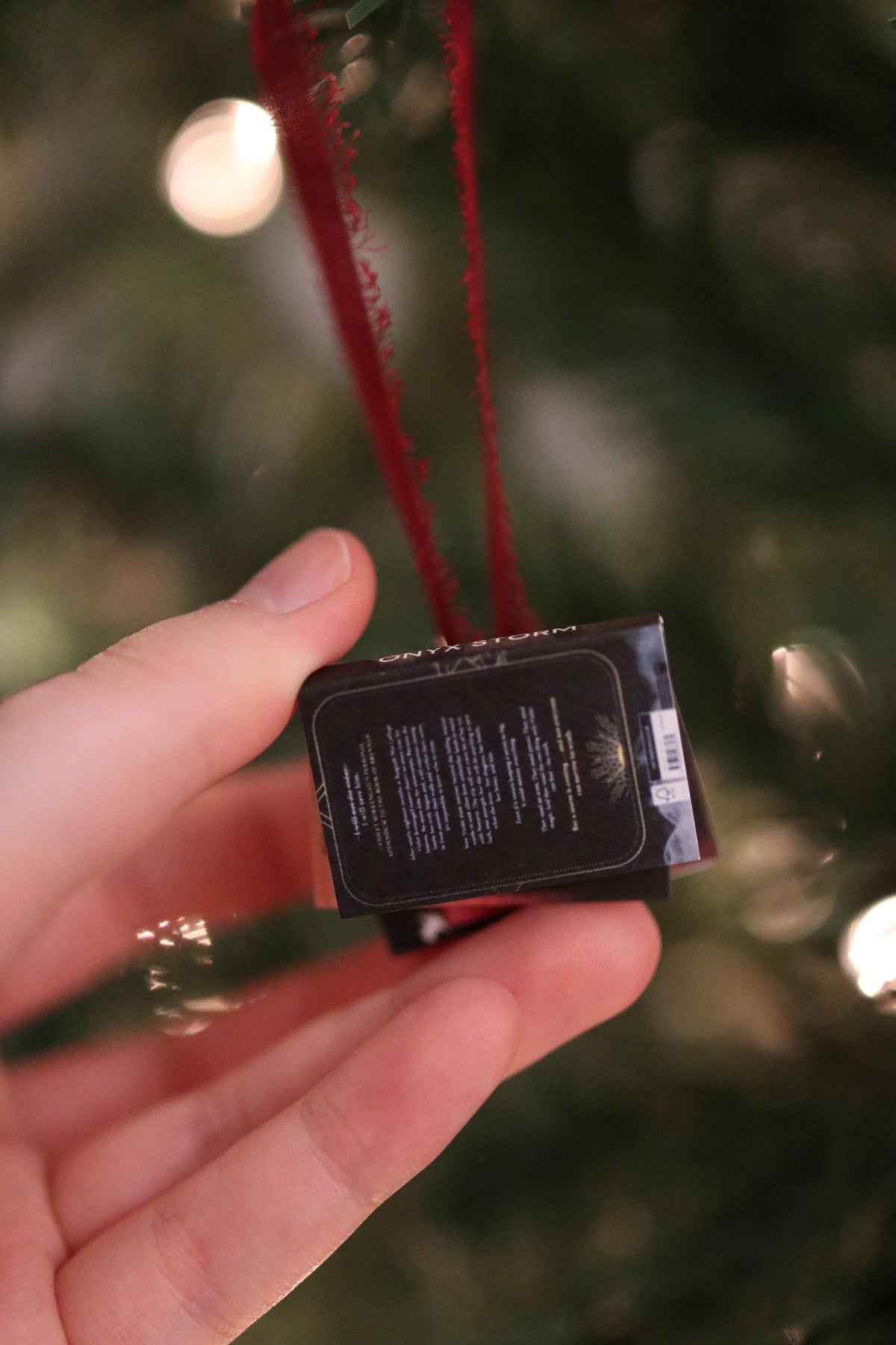 Special Fourth Wing Mini Book Stack Ornament