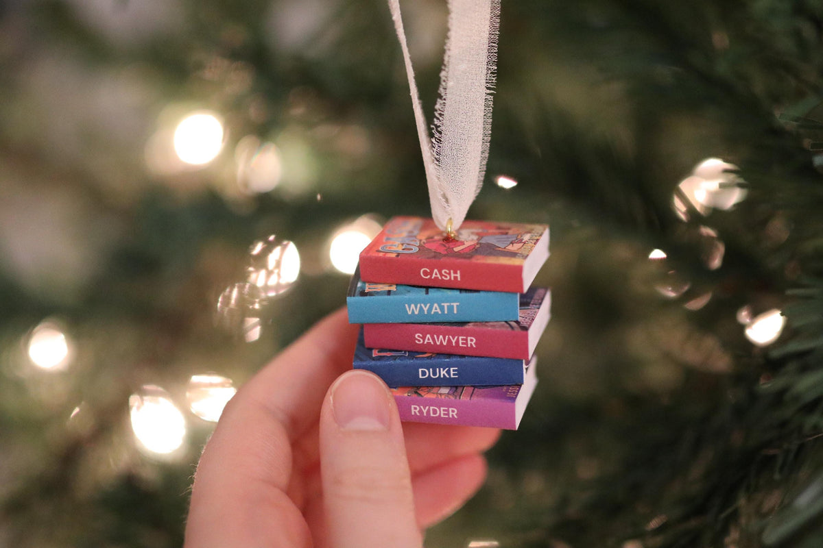 Cash Mini Book Stack Ornament