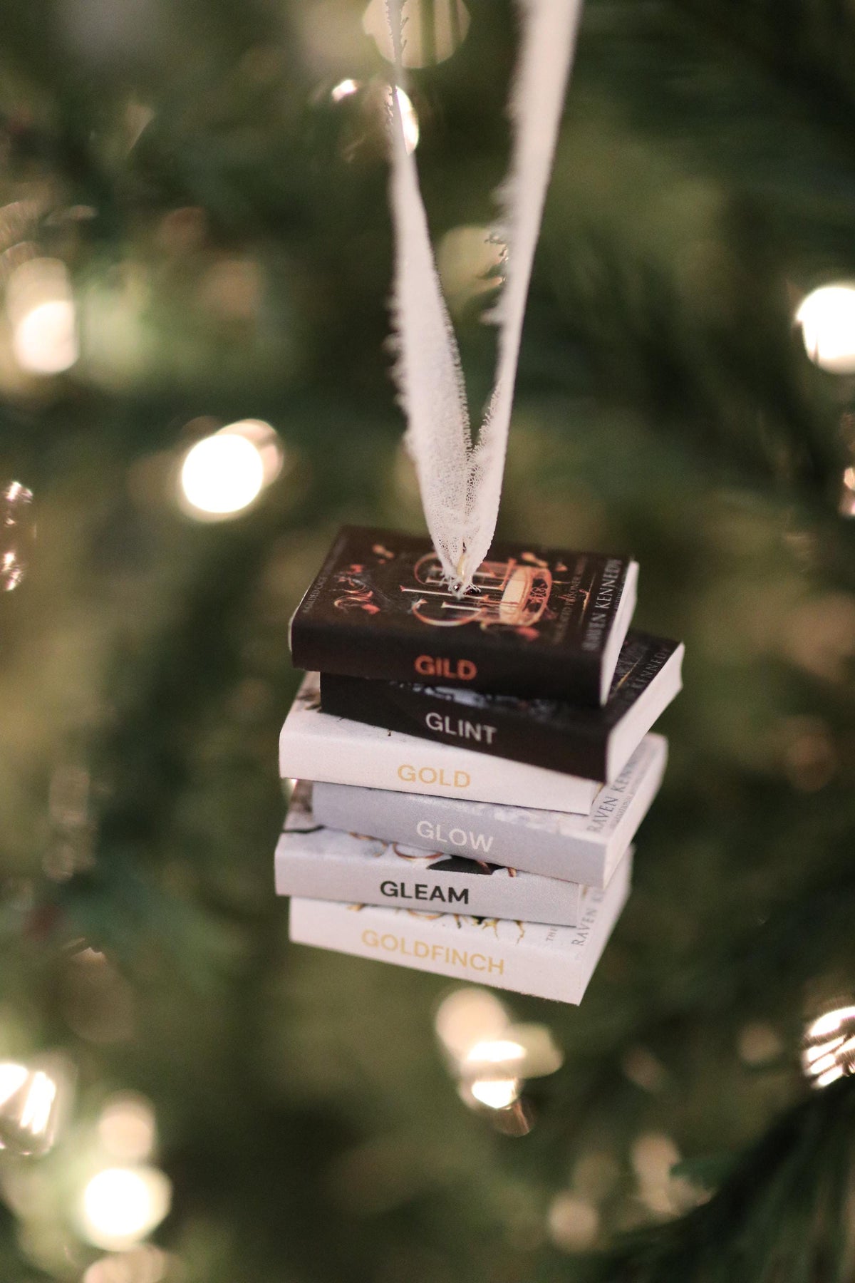 Gild Mini Book Stack Ornament
