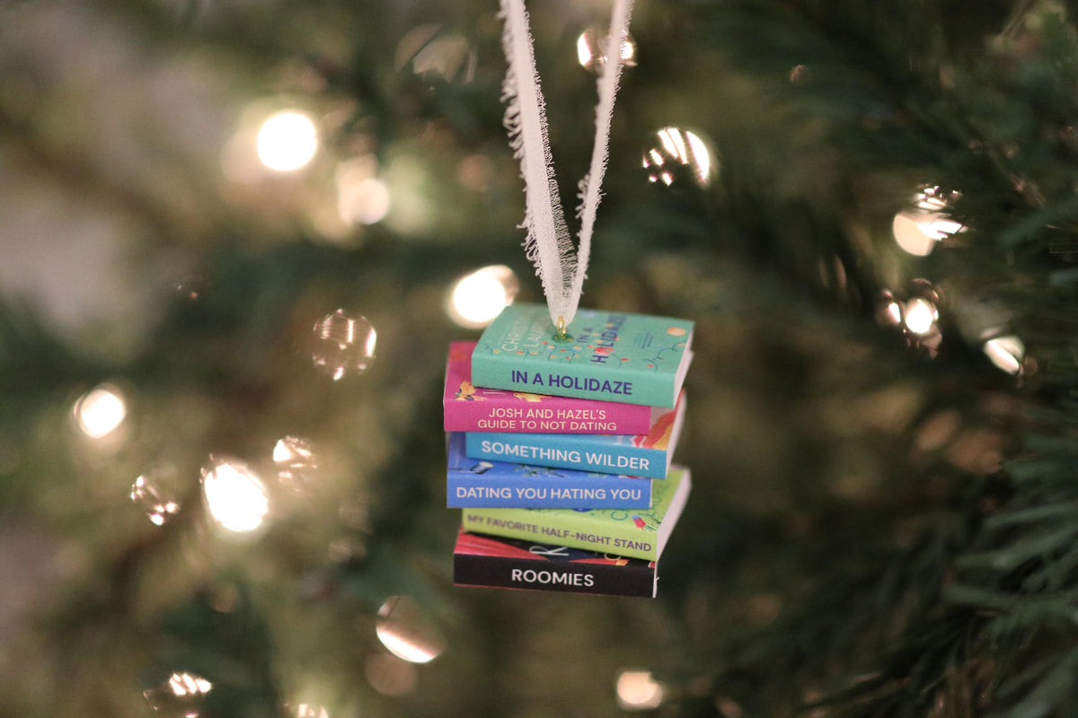 Christina Lauren Mini Book Stack Ornament