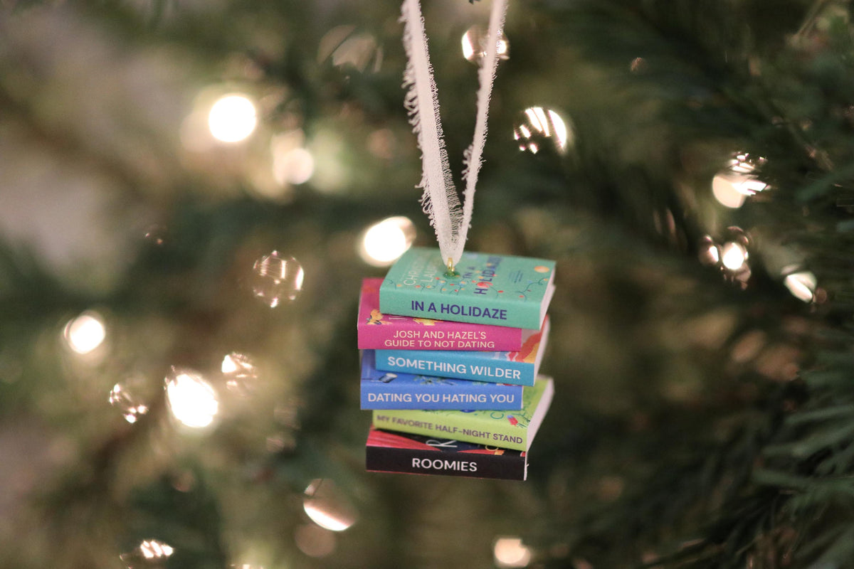 Christina Lauren Mini Book Stack Ornament