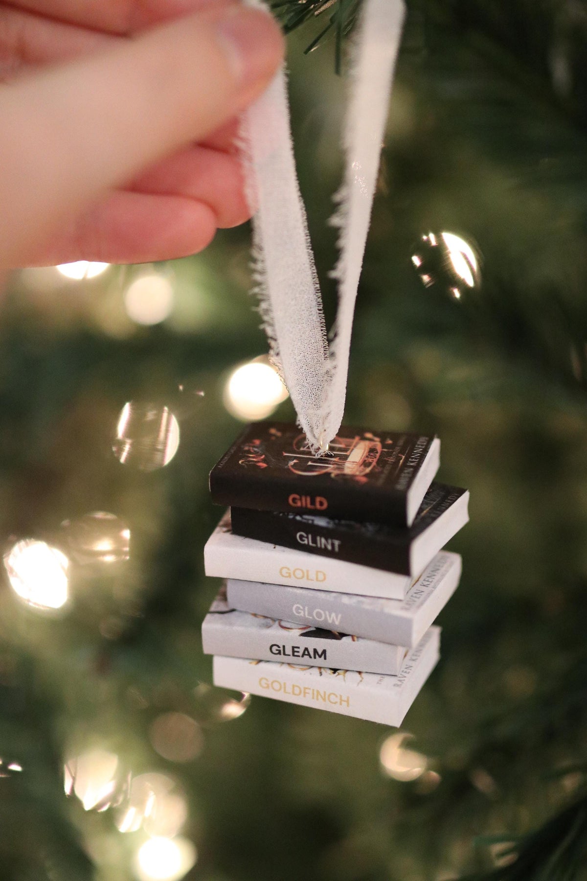 Gild Mini Book Stack Ornament