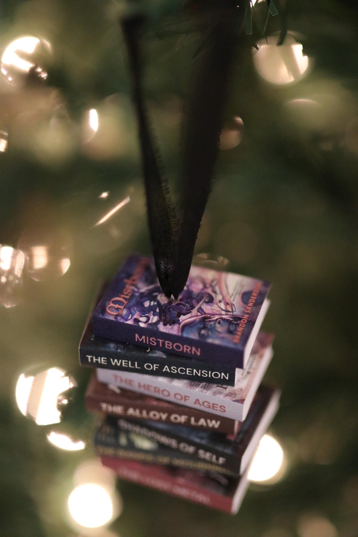 Mistborn Mini Book Stack Ornament
