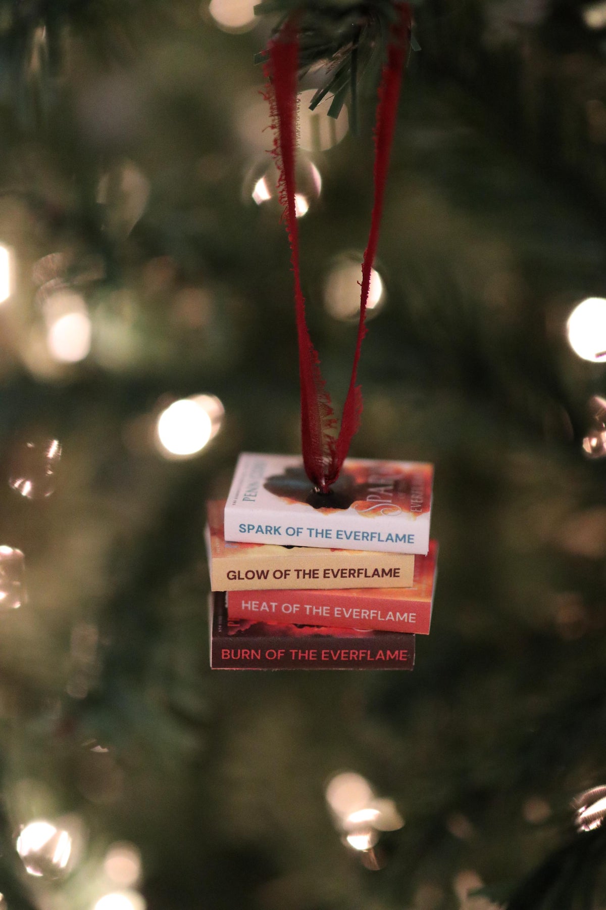Spark of the Everflame Mini Book Stack Ornament