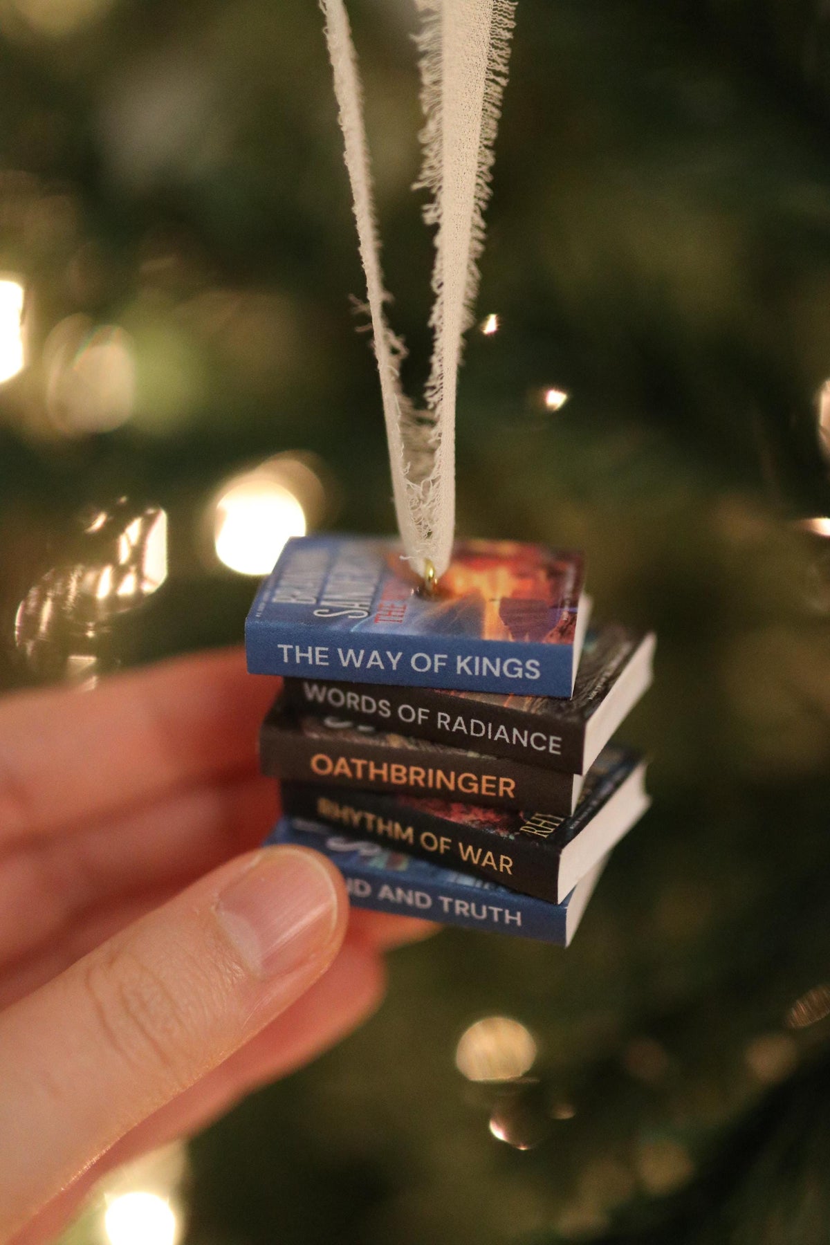 The Stormlight Archive Mini Book Stack Ornament