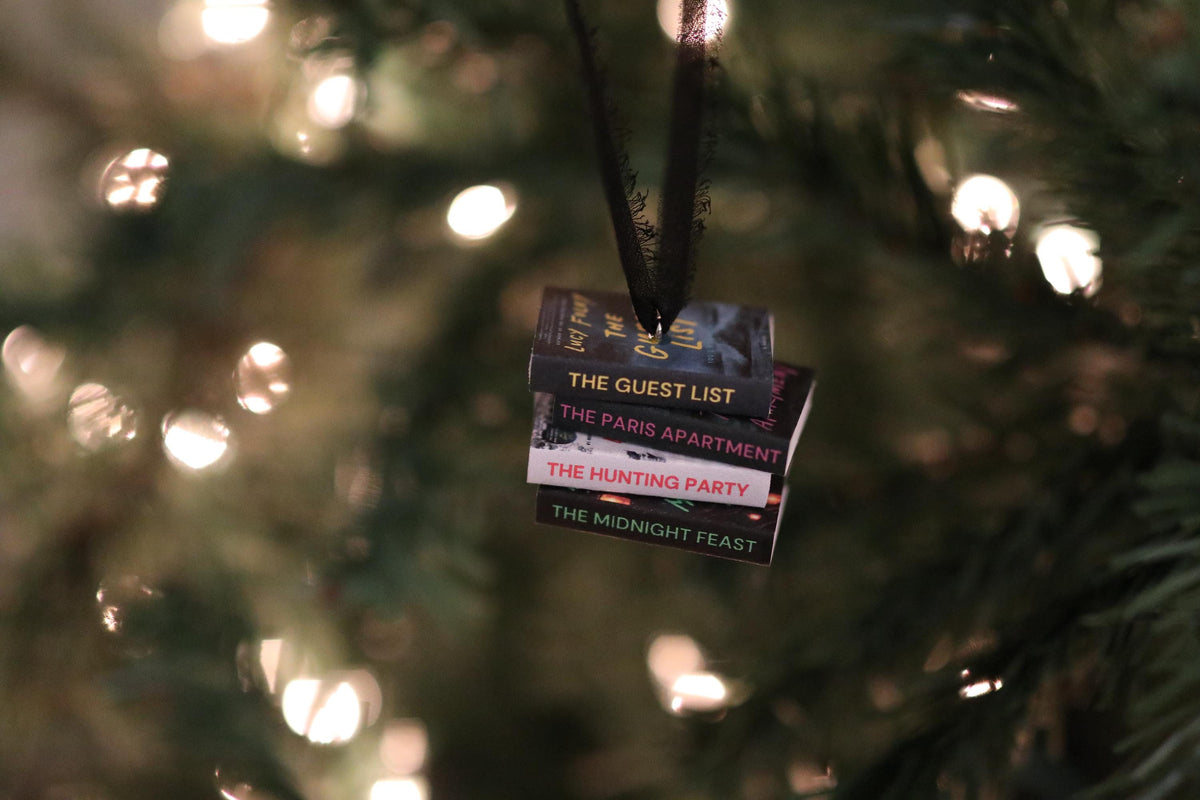 Lucy Foley Mini Book Stack Ornament
