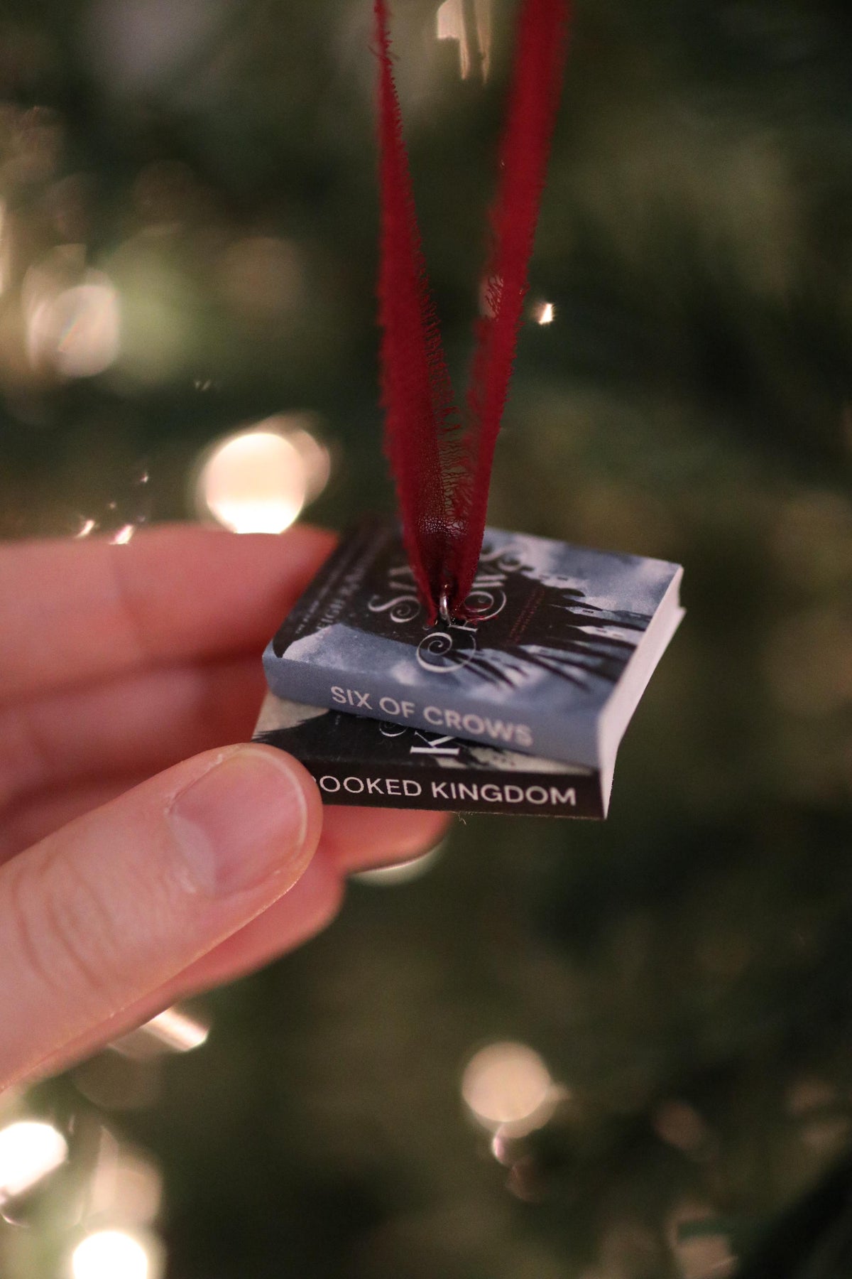 Six of Crows Mini Book Stack Ornament