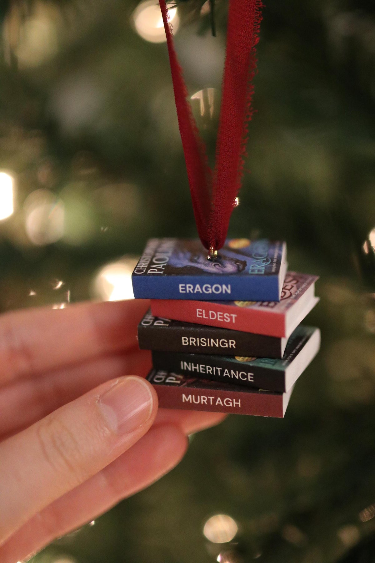The Inheritance Cycle Mini Book Stack Ornament