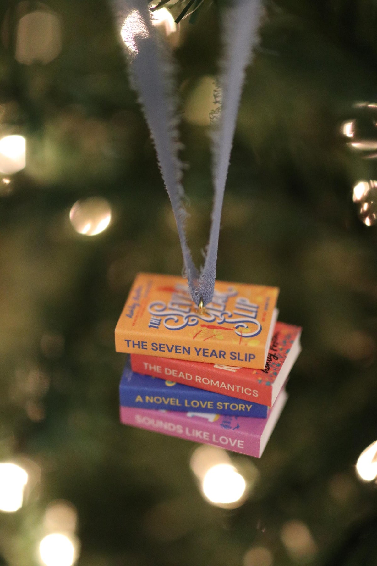 Ashley Poston Mini Book Stack Ornament