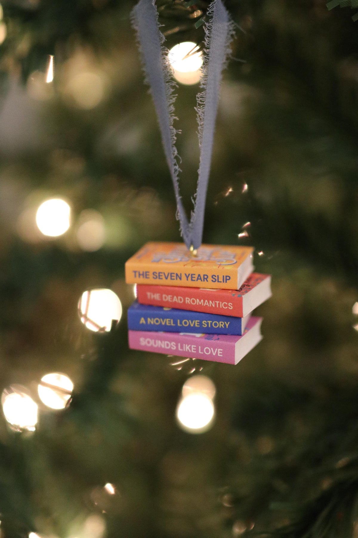 Ashley Poston Mini Book Stack Ornament