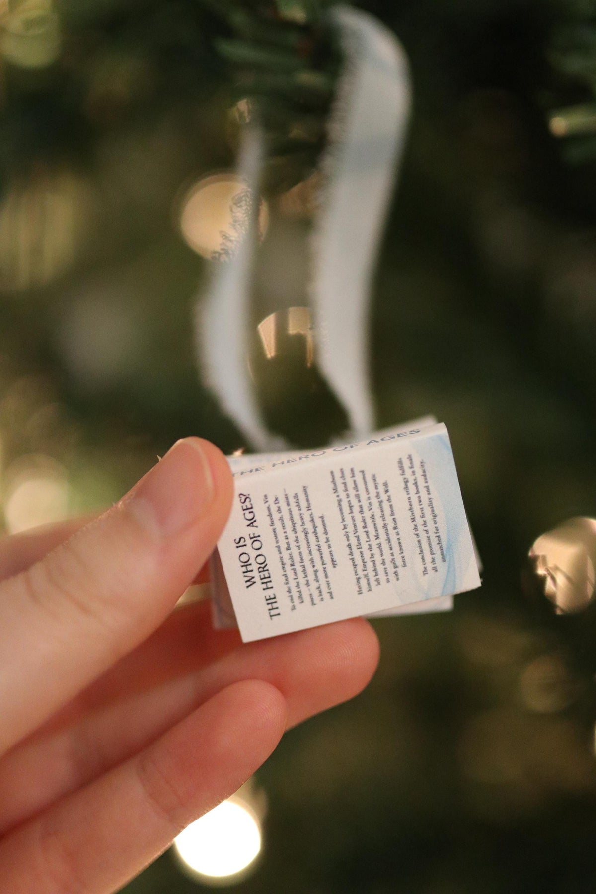 Mistborn Mini Book Stack Ornament