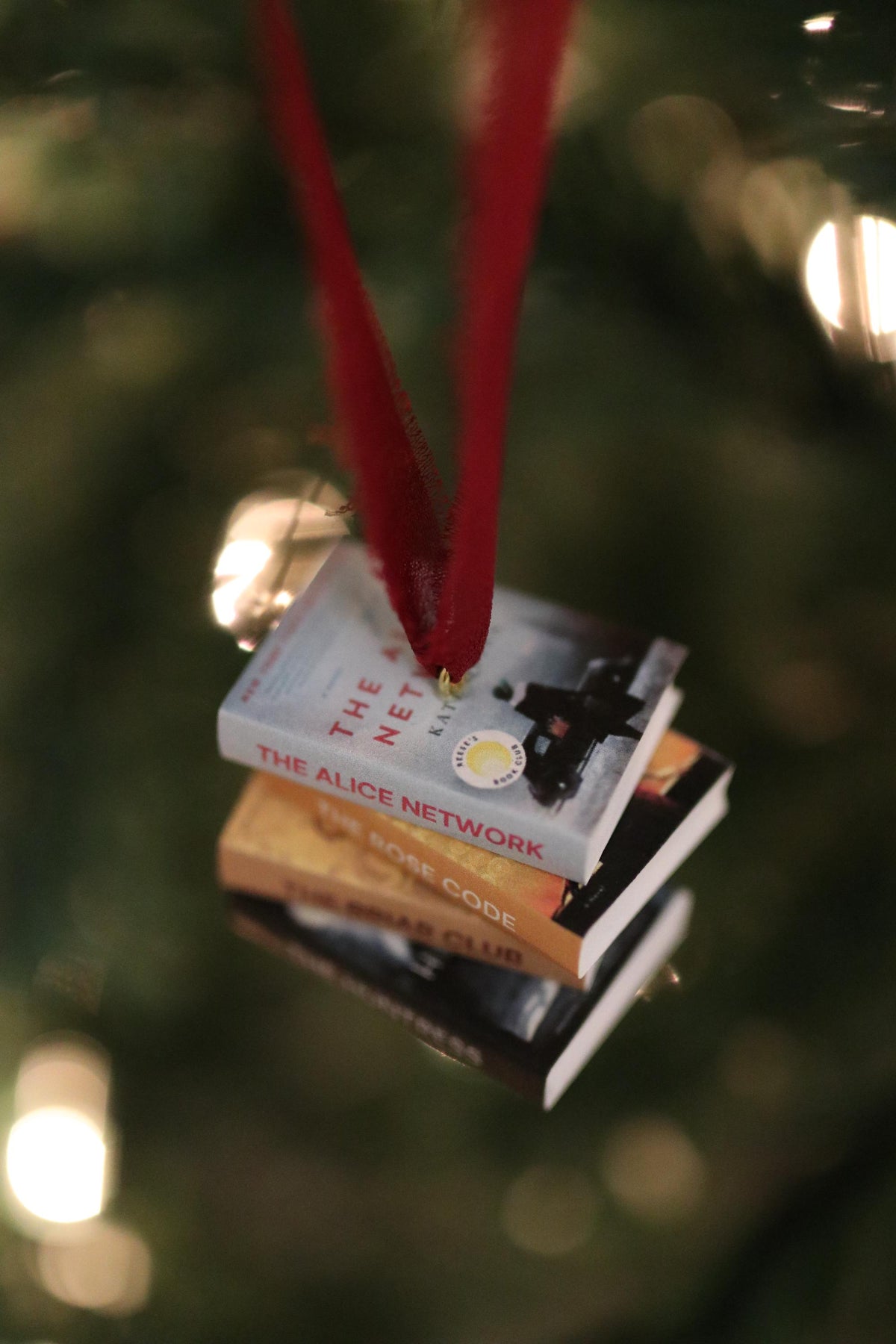 Kate Quinn Mini Book Stack Ornament