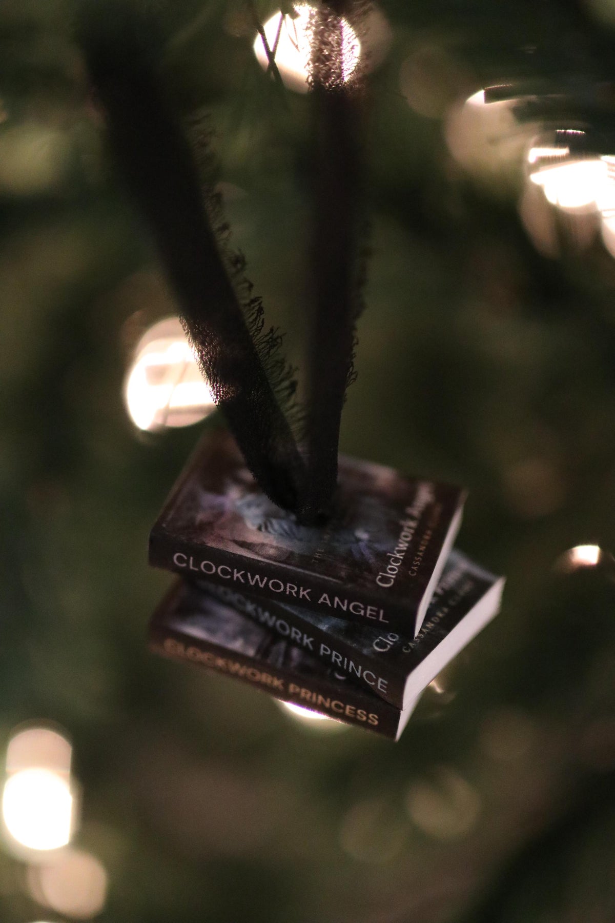 Clockwork Angel Mini Book Stack Ornament