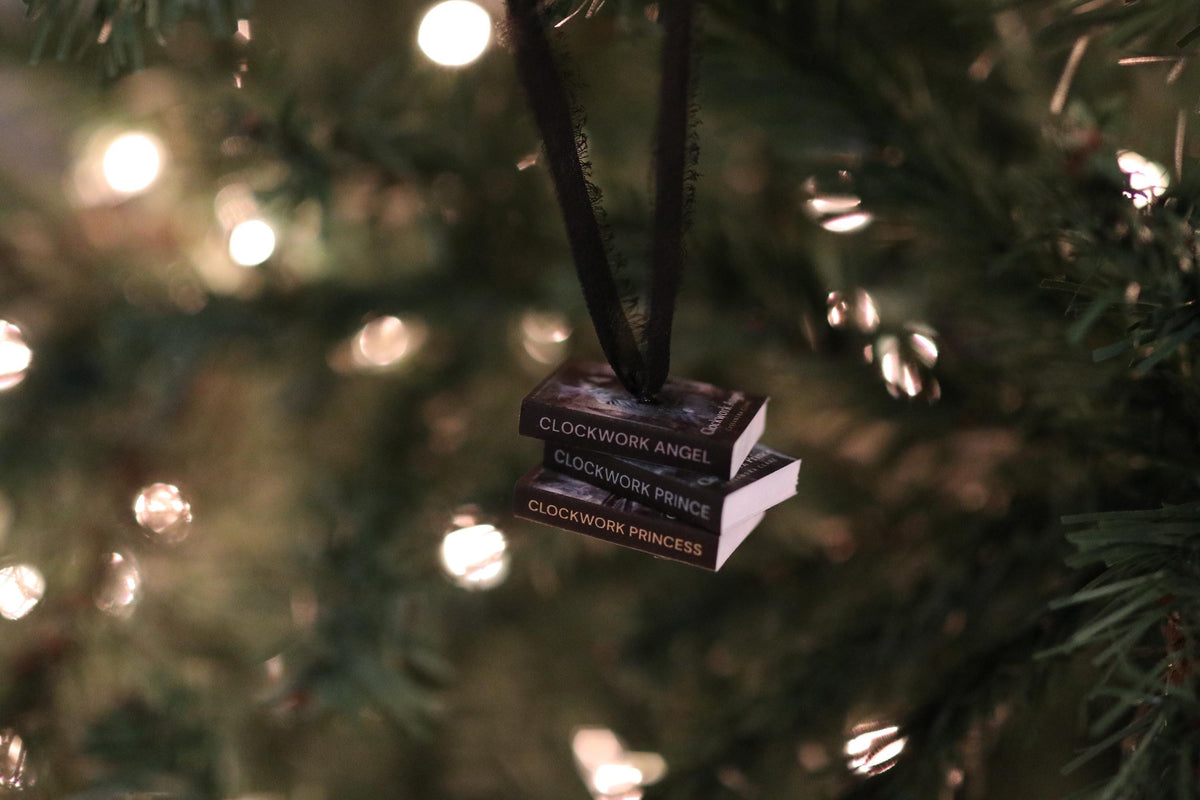 Clockwork Angel Mini Book Stack Ornament