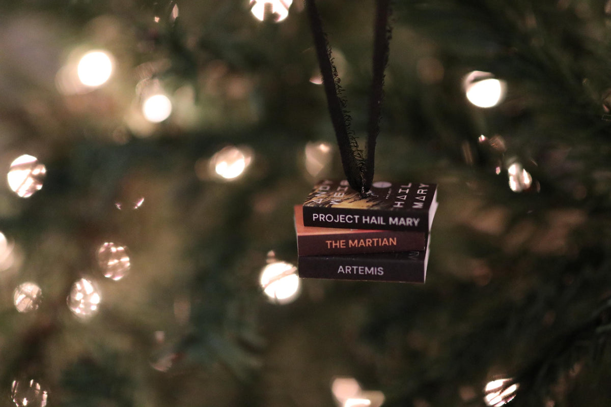 Project Hail Mary Mini Book Stack Ornament