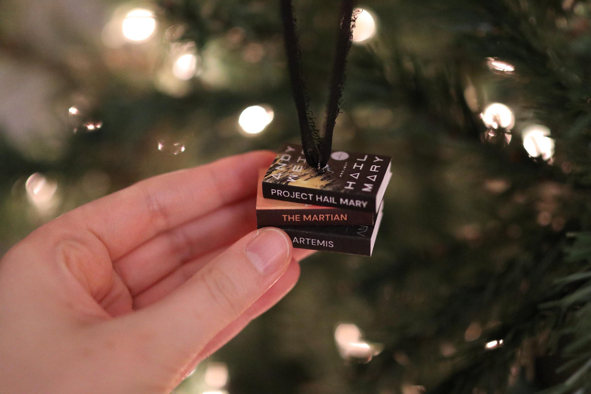 Project Hail Mary Mini Book Stack Ornament