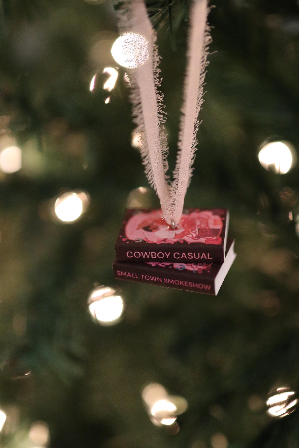 The Calloway Ranch Mini Book Stack Ornament