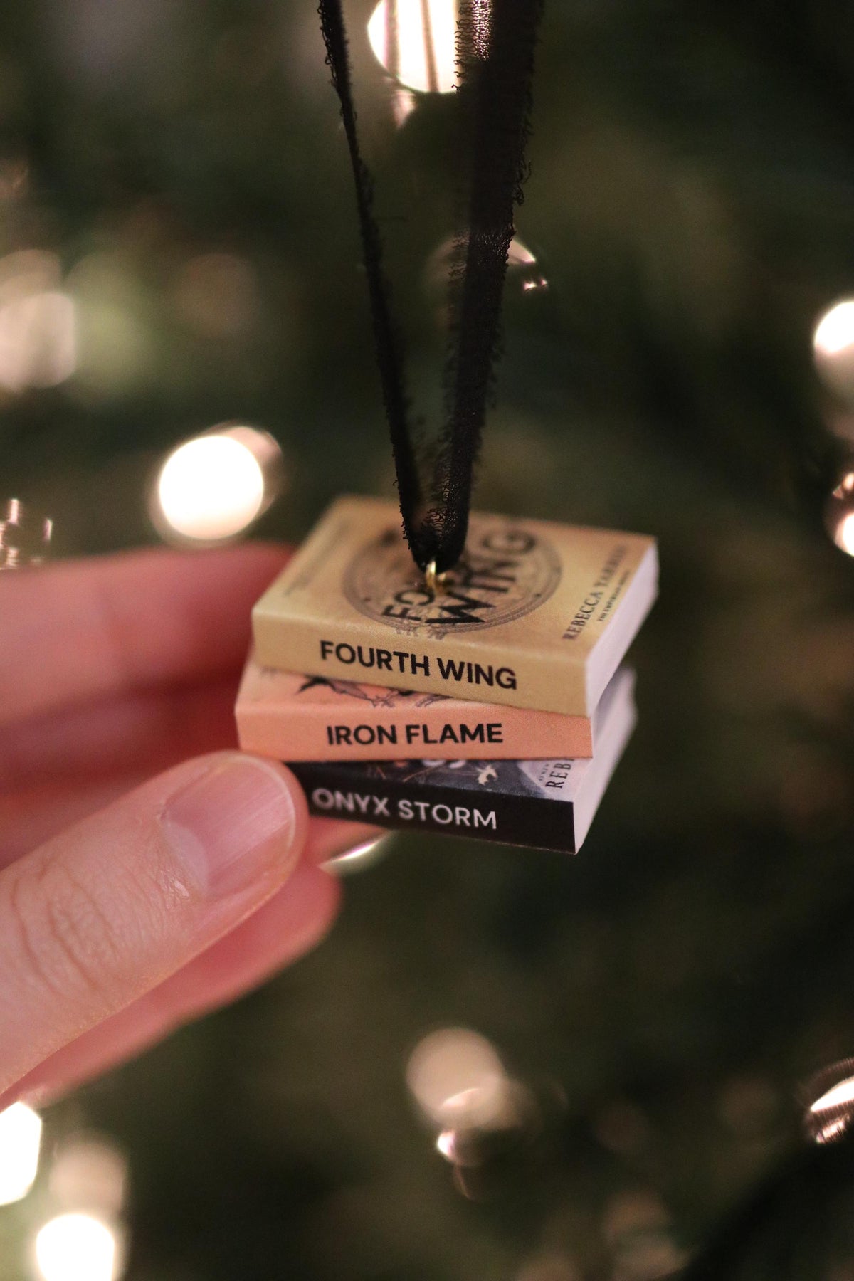 Empyrean Series Mini Book Stack Ornament