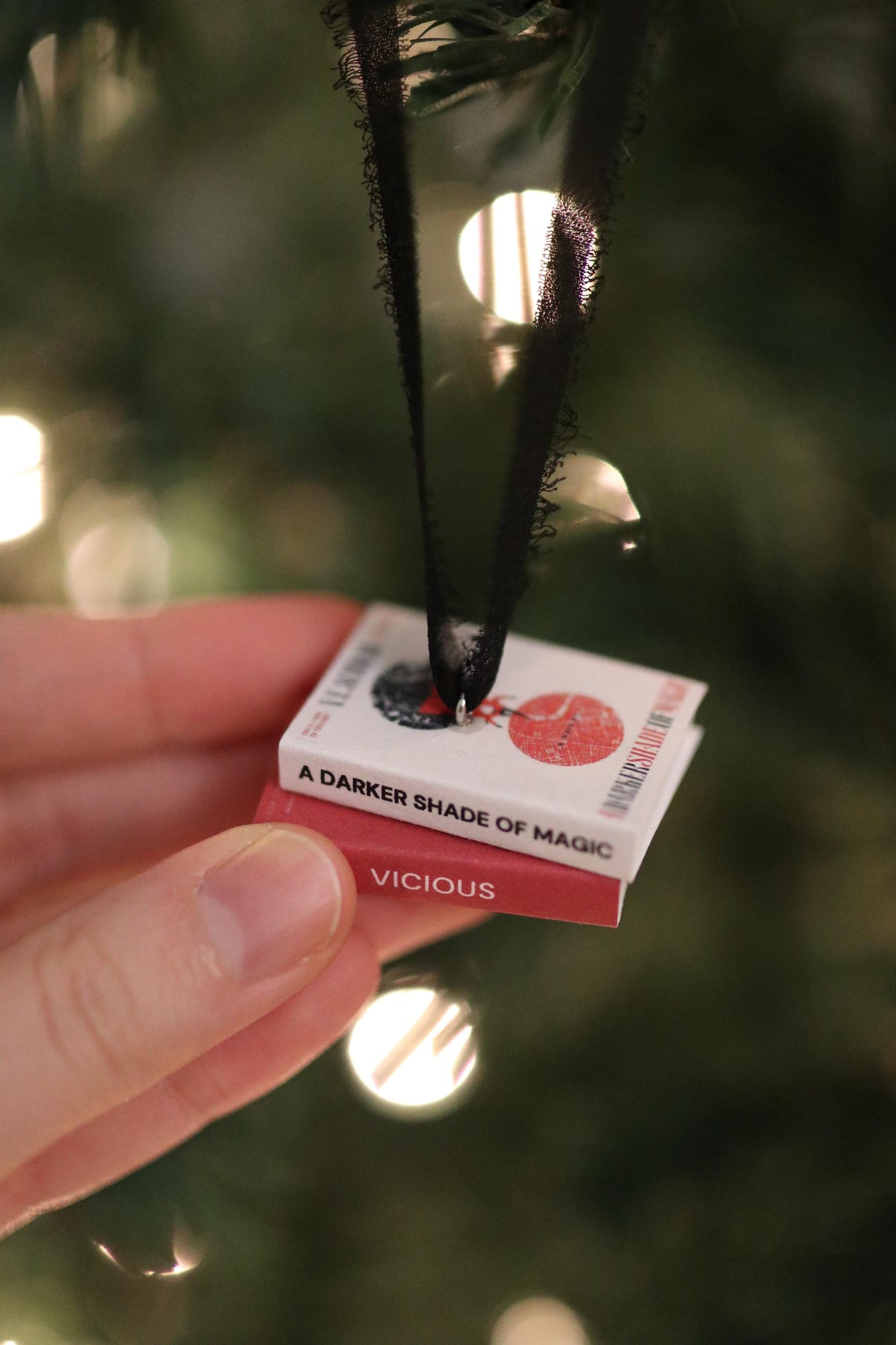 A Darker Shade of Magic Mini Book Stack Ornament