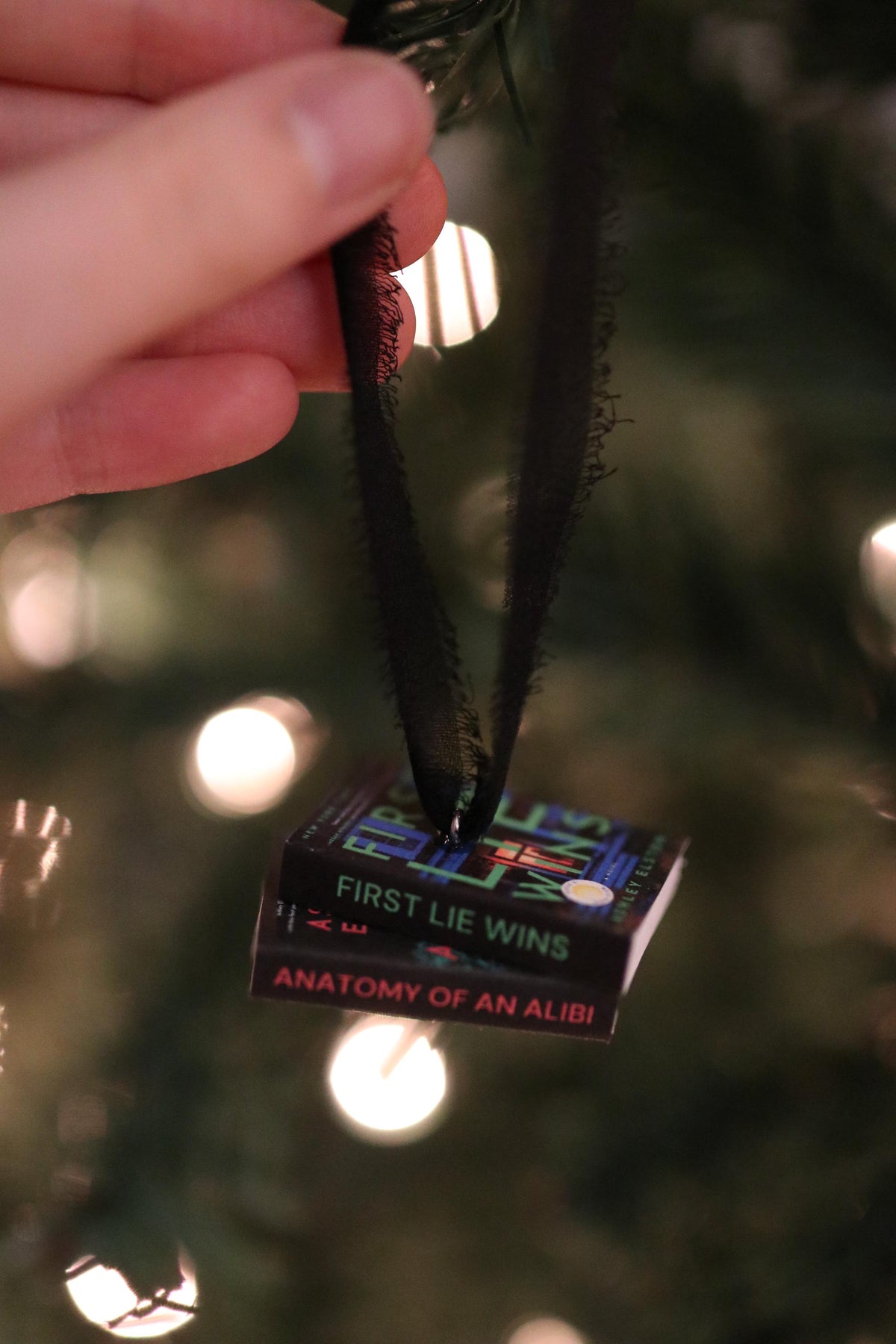 Ashley Elston Mini Book Stack Ornament