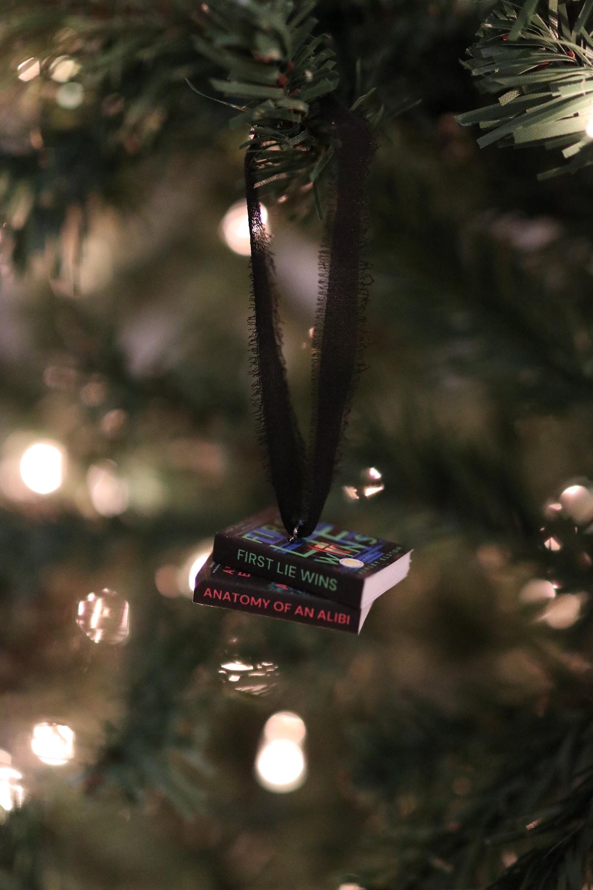 Ashley Elston Mini Book Stack Ornament