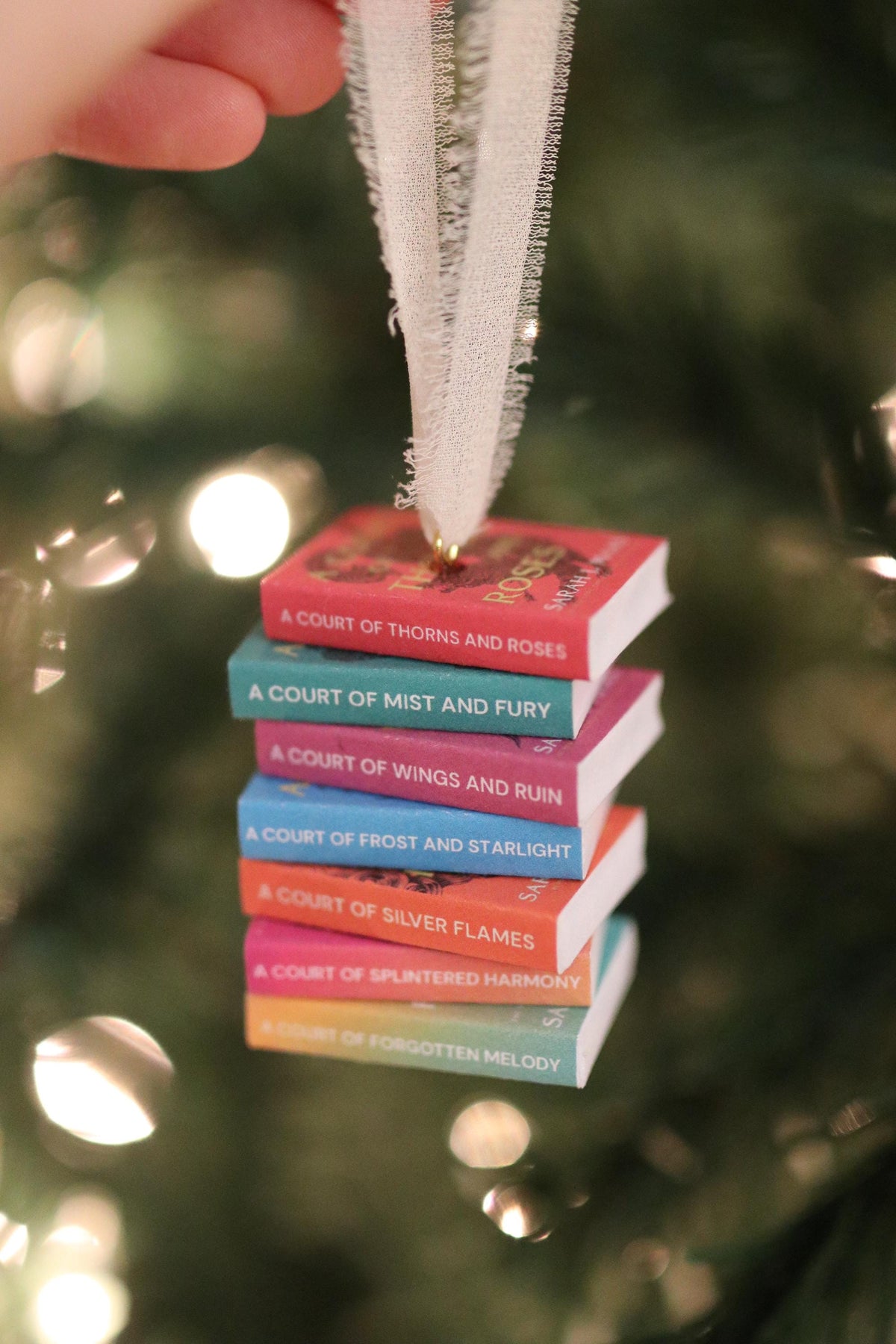 ACOTAR (full series) Mini Book Stack Ornament