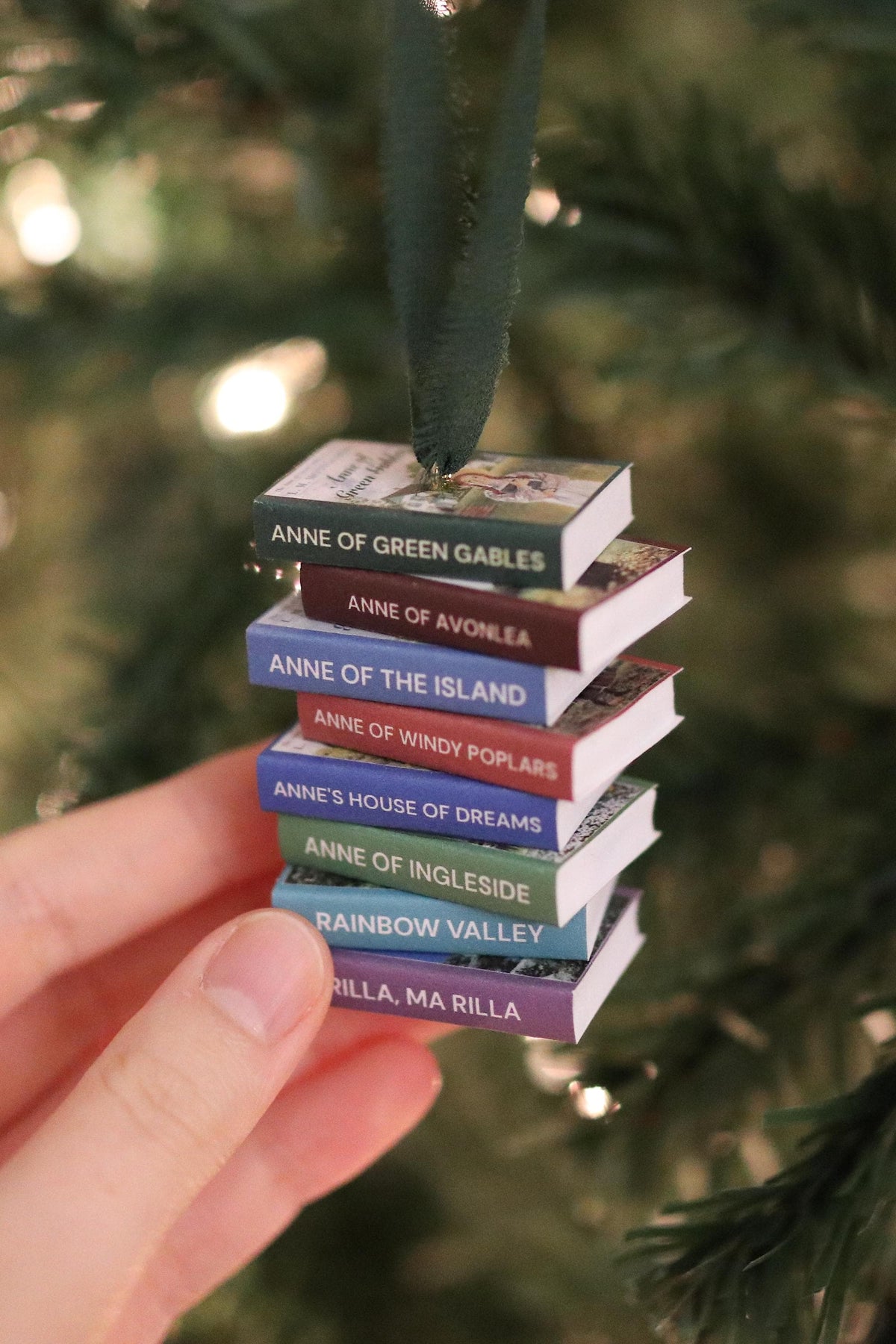 Anne of Green Gables Mini Book Stack Ornament