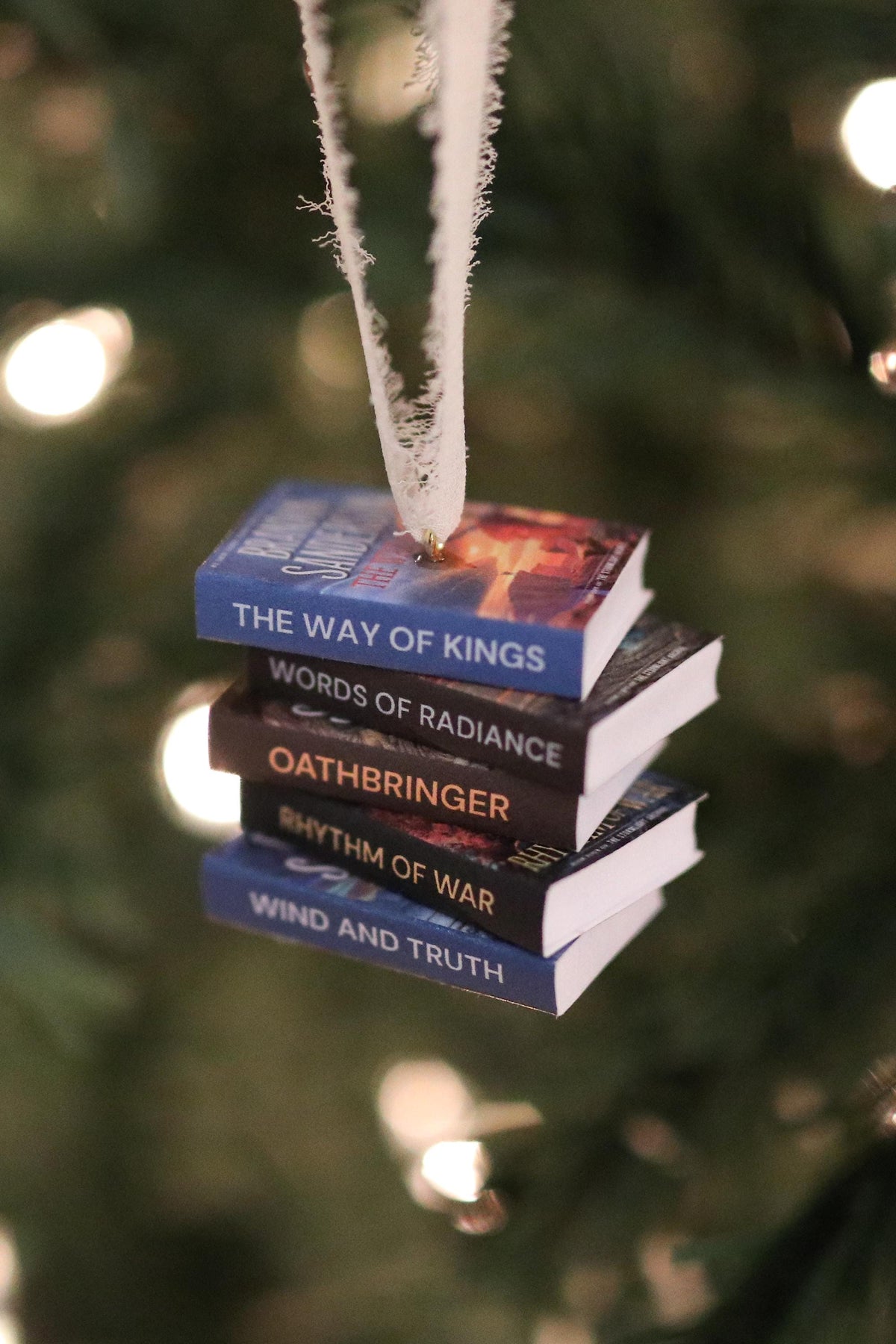 The Stormlight Archive Mini Book Stack Ornament