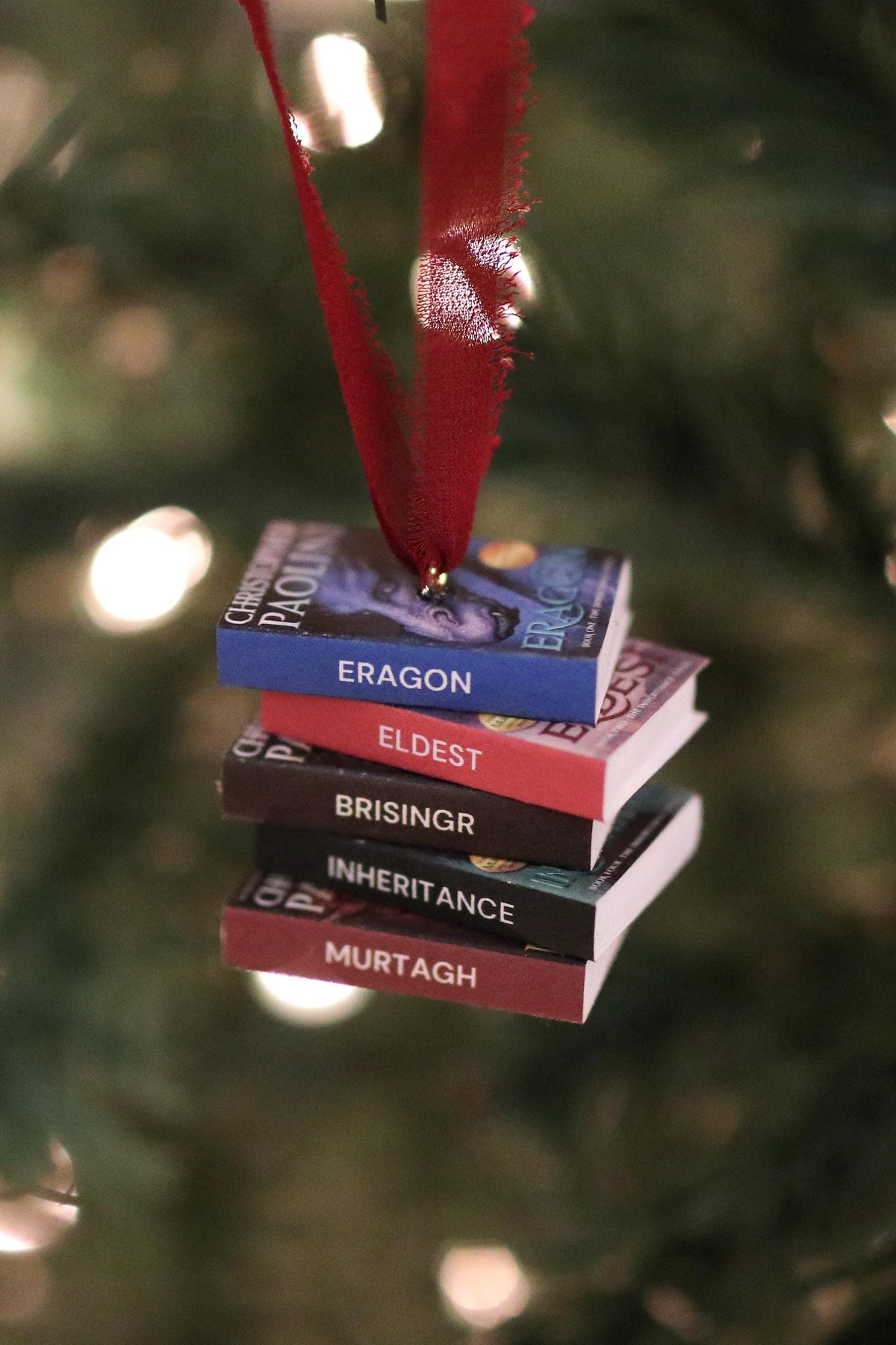 The Inheritance Cycle Mini Book Stack Ornament