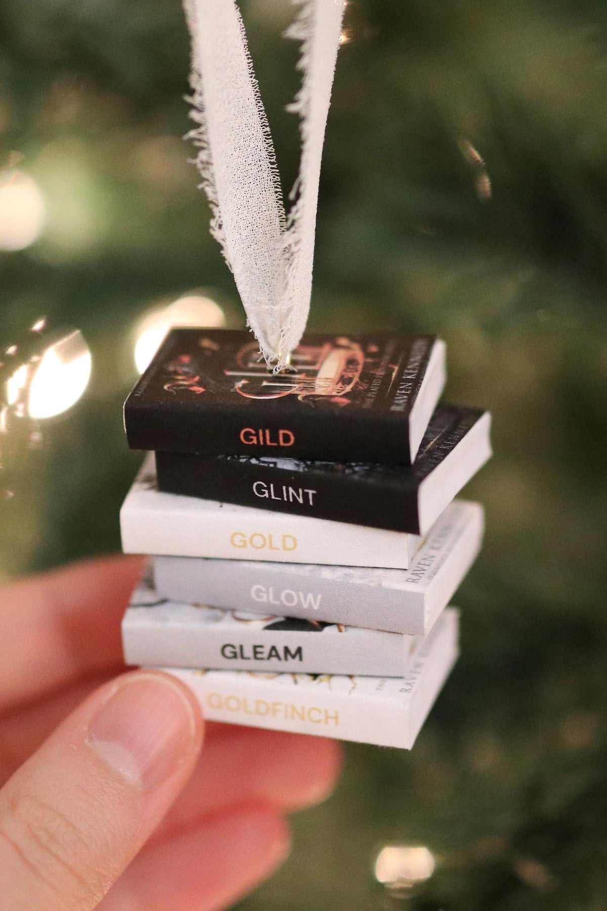 Gild Mini Book Stack Ornament