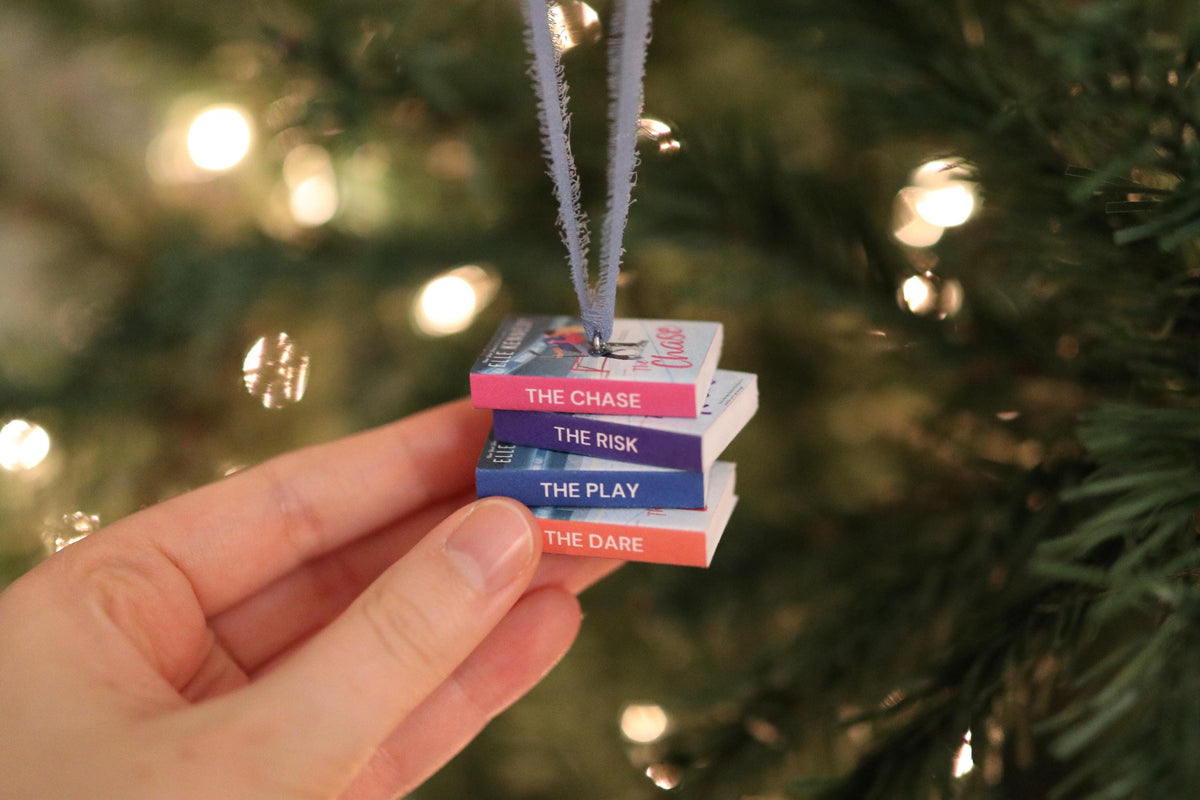 Briar U Mini Book Stack Ornament