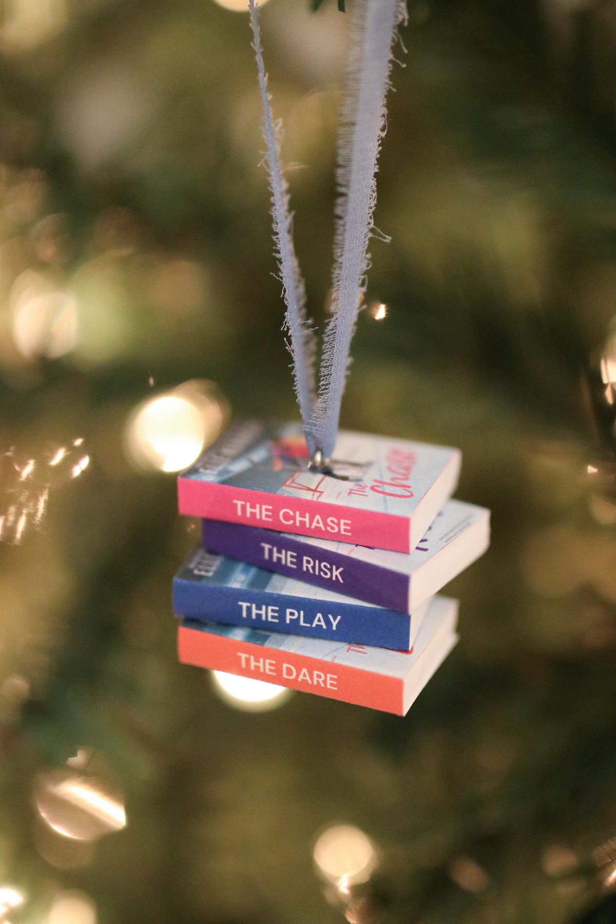 Briar U Mini Book Stack Ornament